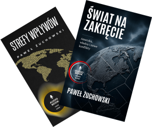 Pakiet 2 audiobooków Świat na zakręcie i Strefy wpływów